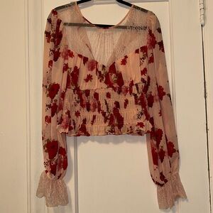 Free People Lace Top